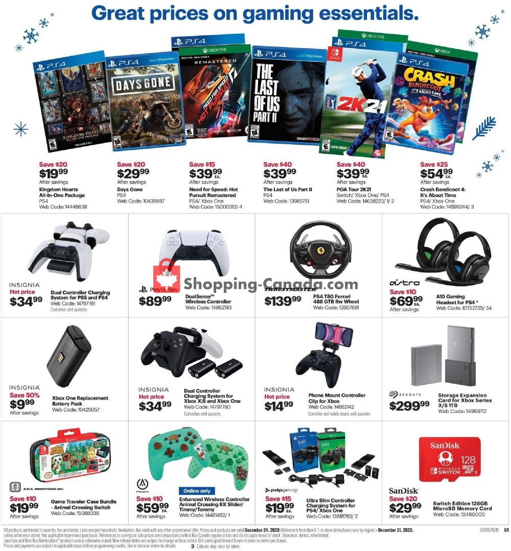 Best Buy flyer from Thursday December 24, 2020 to Thursday December 31, 2020 - page 29