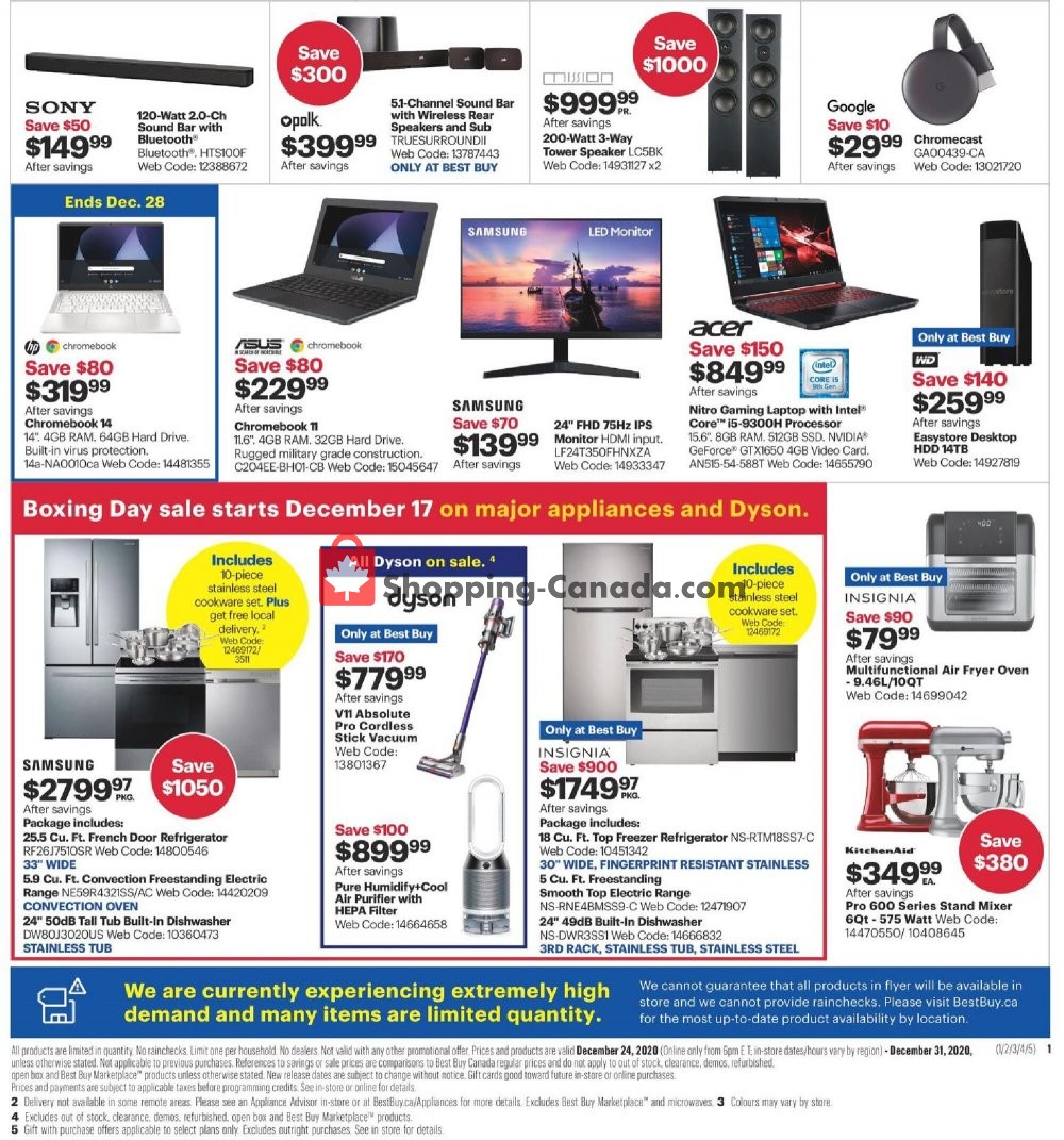 Best Buy flyer from Thursday December 24, 2020 to Thursday December 31, 2020 - page 4