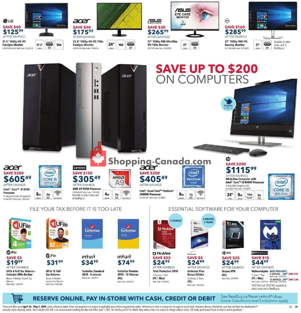 Best Buy flyer from Friday April 26, 2019 to Thursday May 2, 2019 - page 11