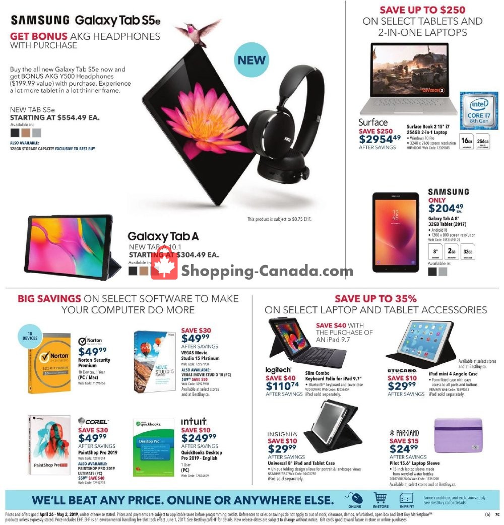 Best Buy flyer from Friday April 26, 2019 to Thursday May 2, 2019 - page 12