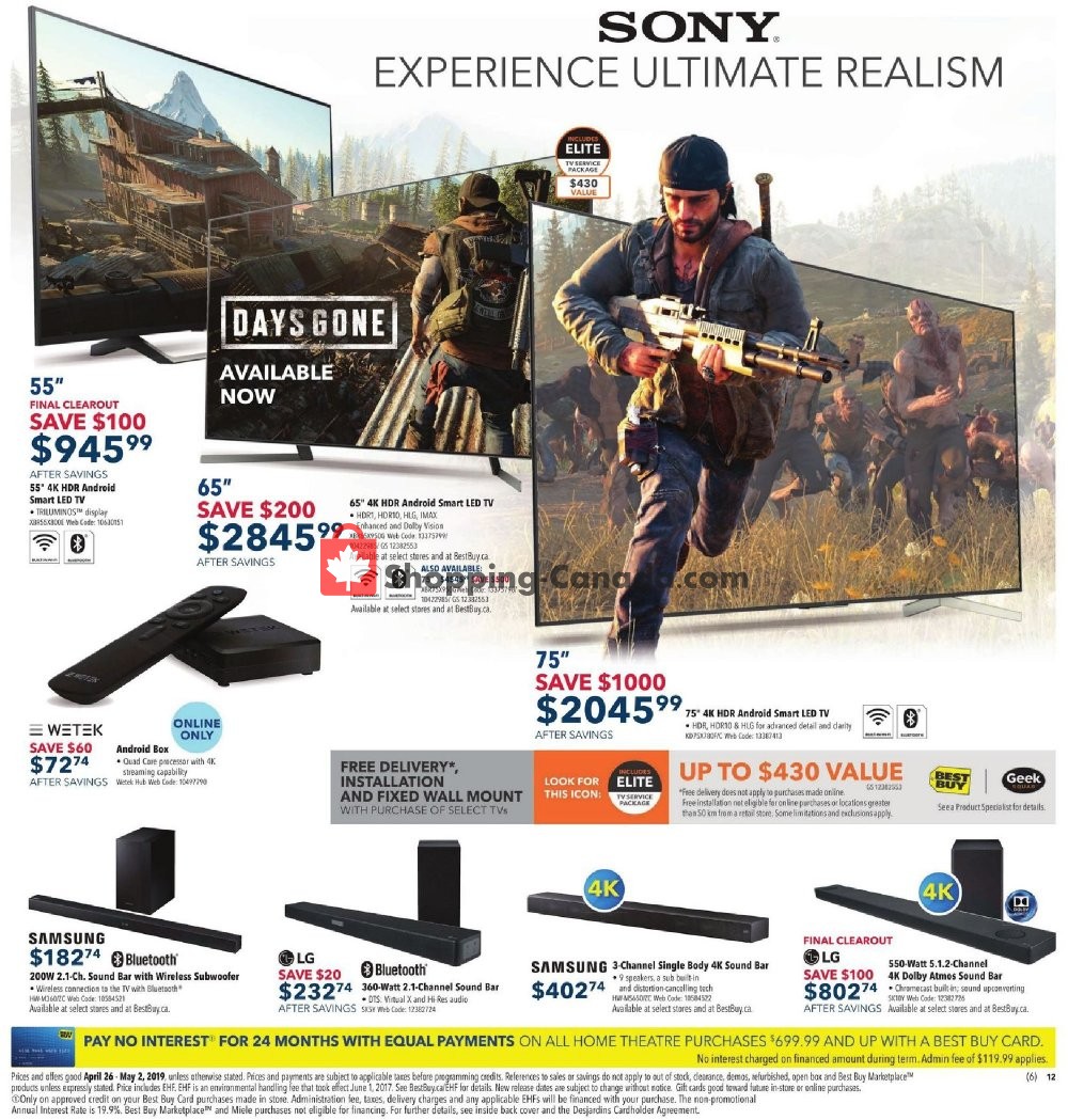 Best Buy flyer from Friday April 26, 2019 to Thursday May 2, 2019 - page 18