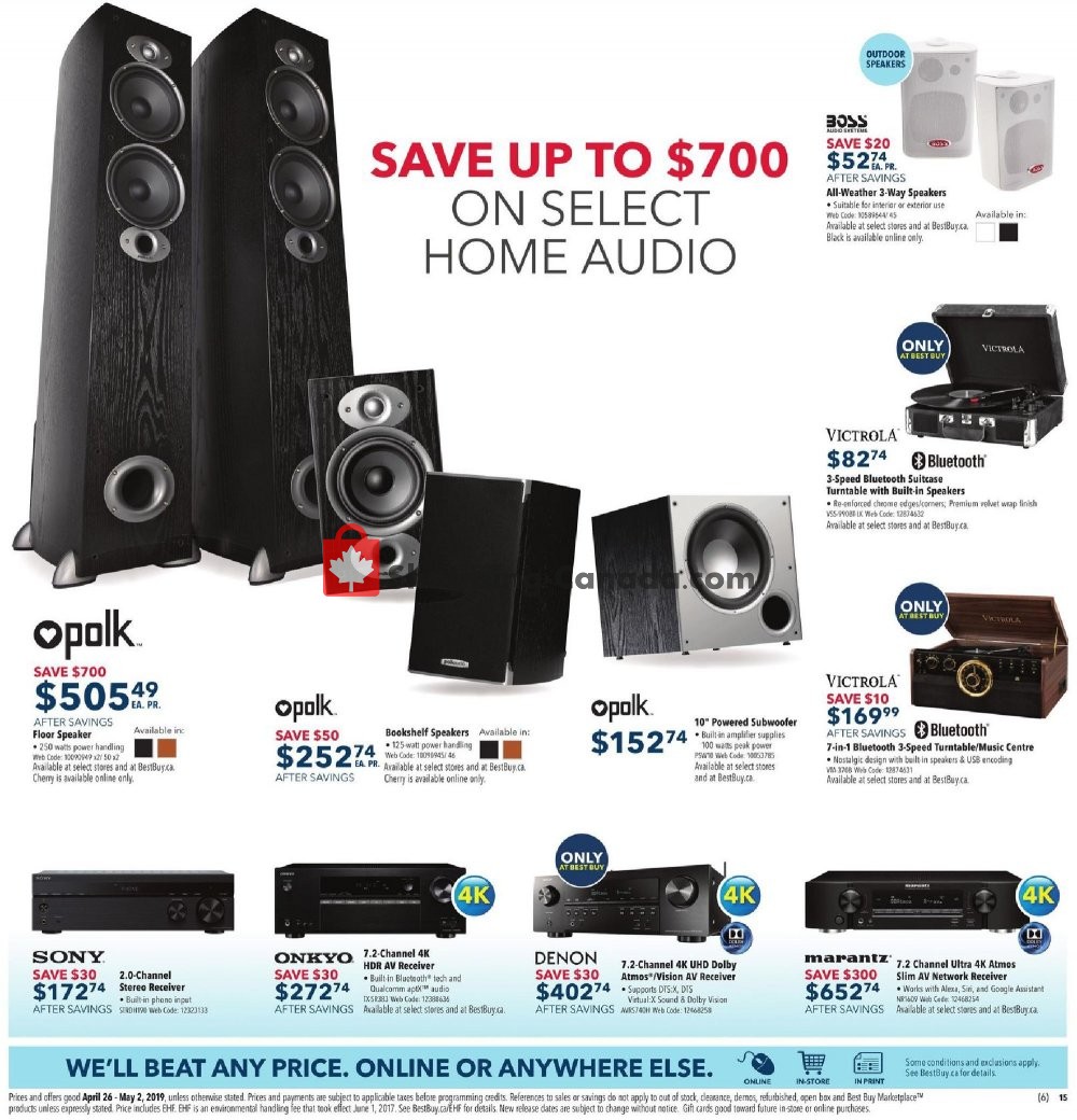 Best Buy flyer from Friday April 26, 2019 to Thursday May 2, 2019 - page 21