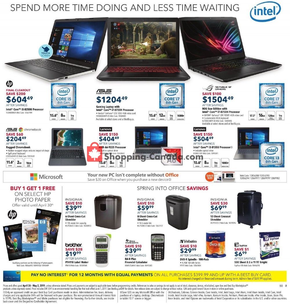 Best Buy flyer from Friday April 26, 2019 to Thursday May 2, 2019 - page 4