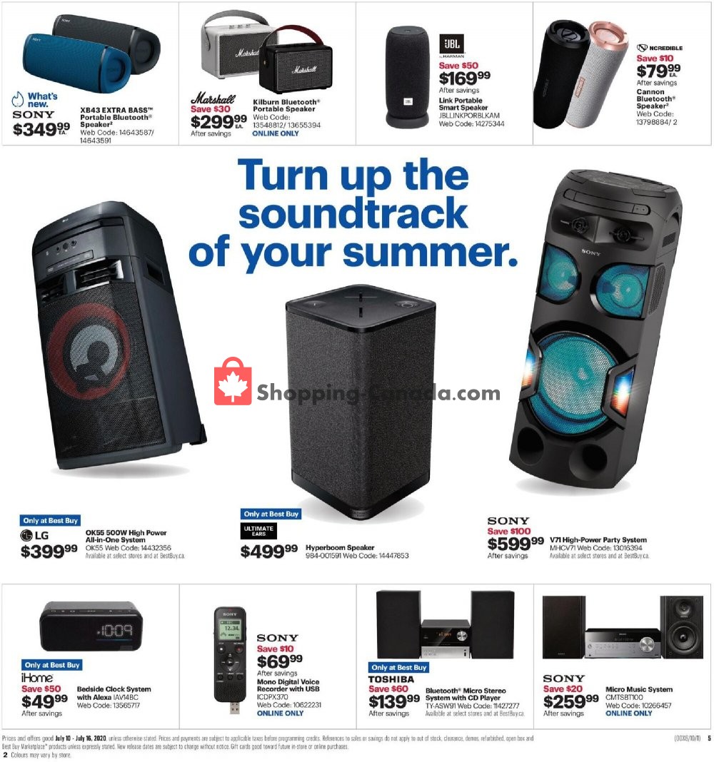 Best Buy flyer from Friday July 10, 2020 to Thursday July 16, 2020 - page 12