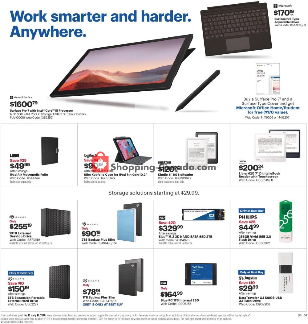 Best Buy flyer from Friday July 10, 2020 to Thursday July 16, 2020 - page 22