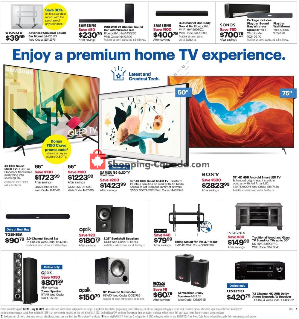 Best Buy flyer from Friday July 10, 2020 to Thursday July 16, 2020 - page 6