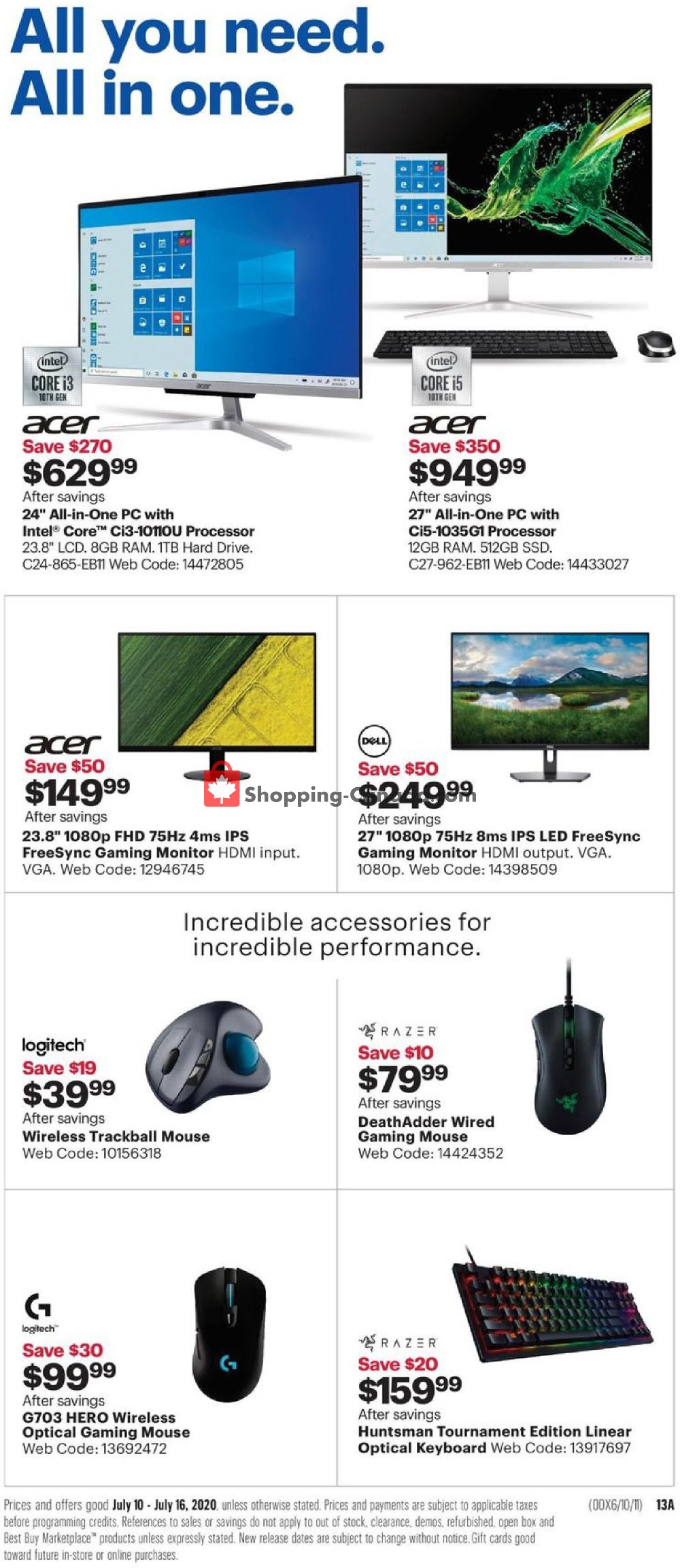 Best Buy flyer from Friday July 10, 2020 to Thursday July 16, 2020 - page 21