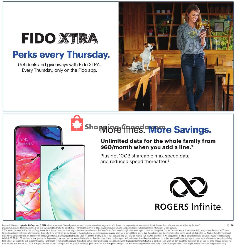 Best Buy flyer from Friday September 13, 2019 to Thursday September 19, 2019 - page 12