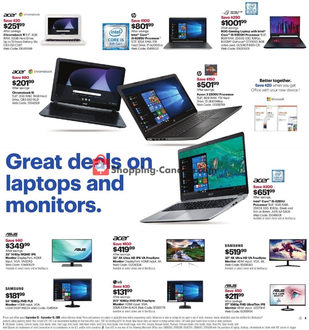 Best Buy flyer from Friday September 13, 2019 to Thursday September 19, 2019 - page 13