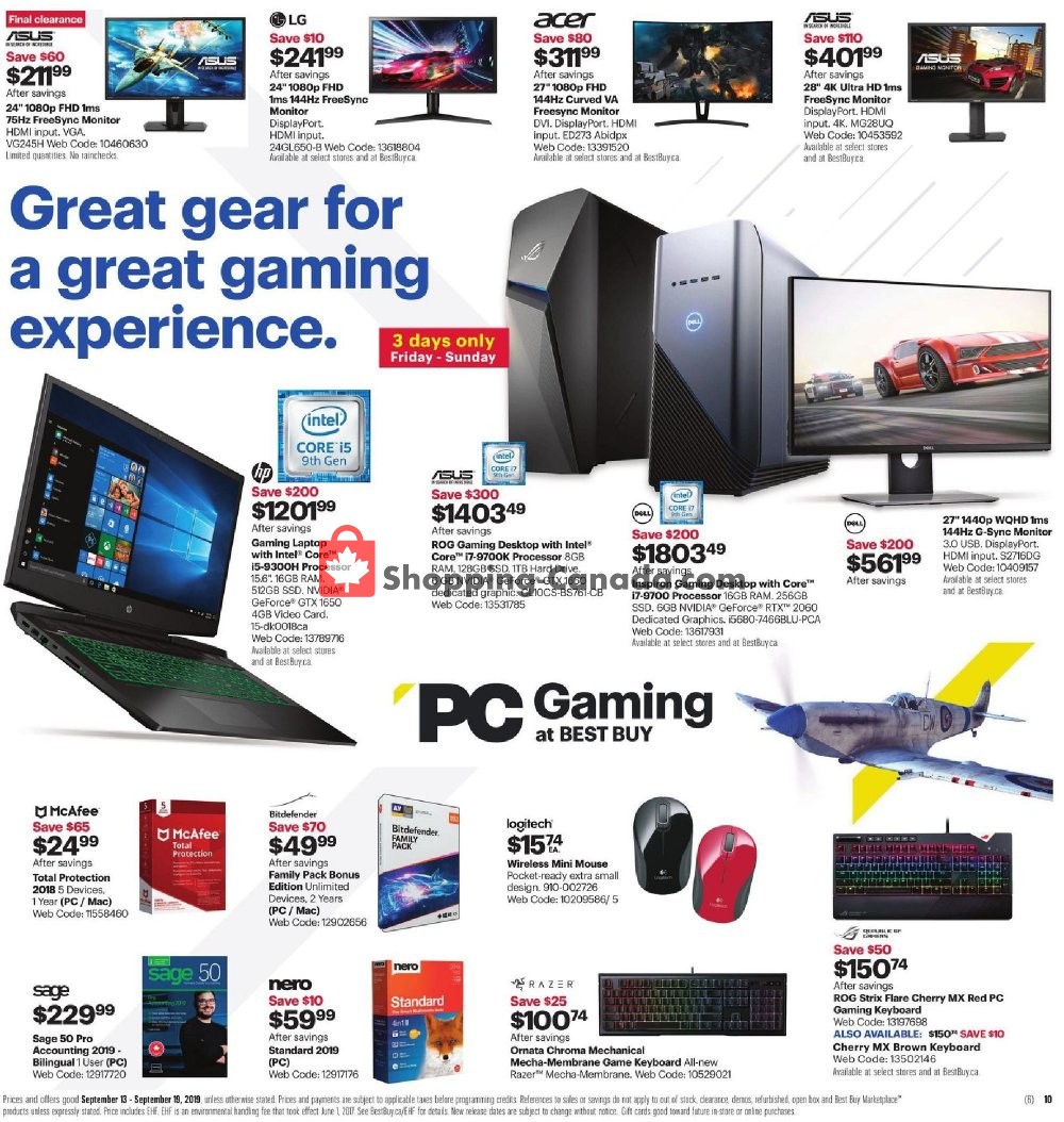 Best Buy flyer from Friday September 13, 2019 to Thursday September 19, 2019 - page 16