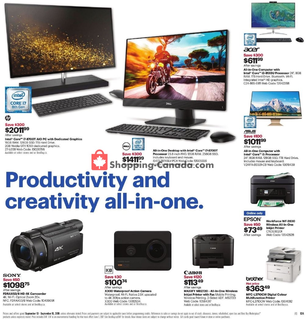 Best Buy flyer from Friday September 13, 2019 to Thursday September 19, 2019 - page 20