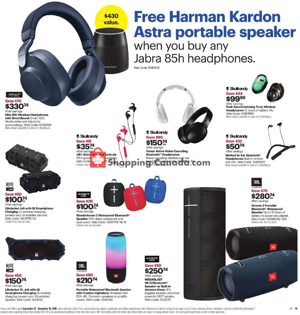 Best Buy flyer from Friday September 13, 2019 to Thursday September 19, 2019 - page 23