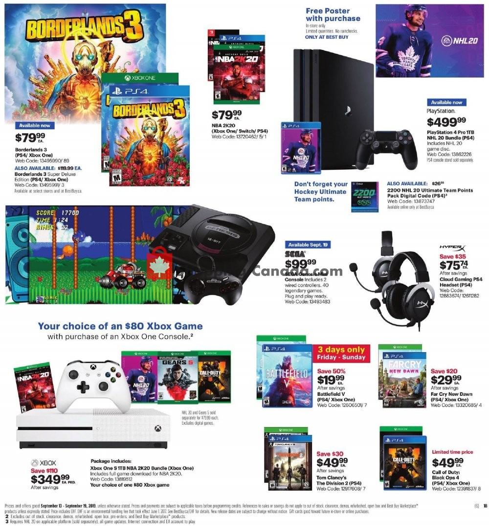 Best Buy flyer from Friday September 13, 2019 to Thursday September 19, 2019 - page 29