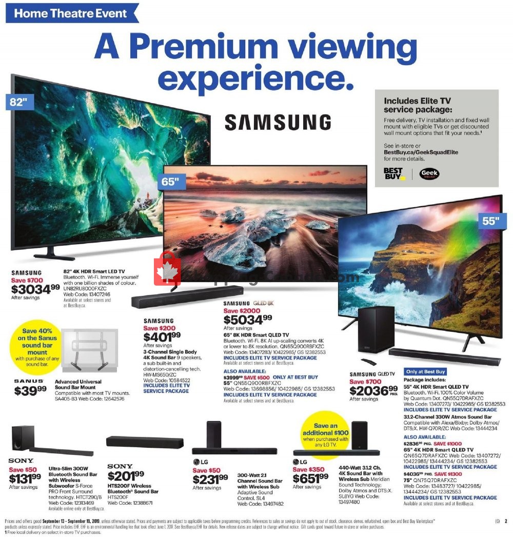 Best Buy flyer from Friday September 13, 2019 to Thursday September 19, 2019 - page 4