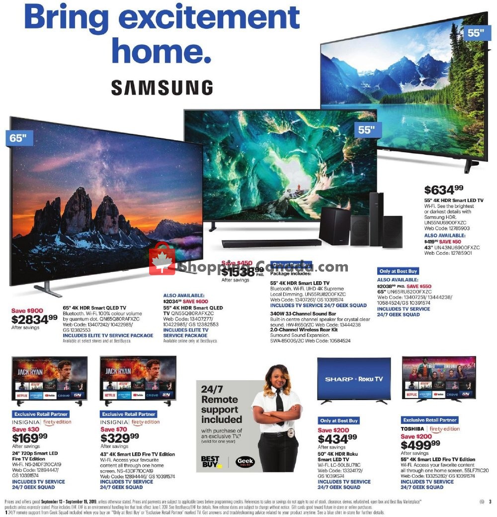 Best Buy flyer from Friday September 13, 2019 to Thursday September 19, 2019 - page 6