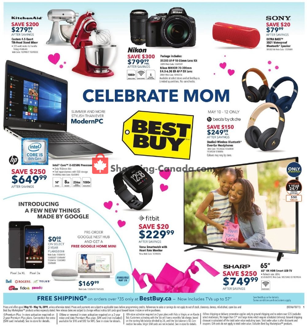 Best Buy flyer from Friday May 10, 2019 to Thursday May 16, 2019 - page 1
