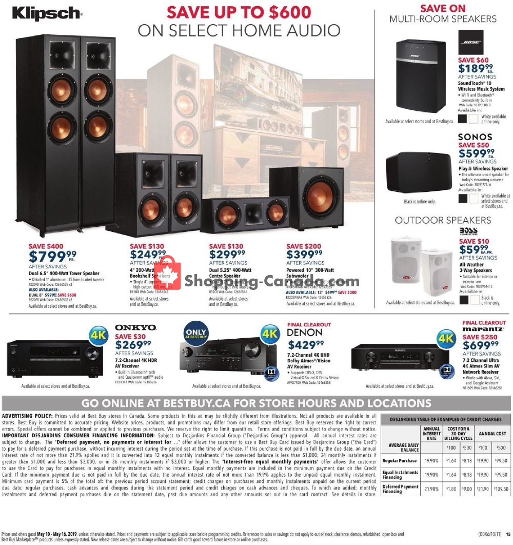 Best Buy flyer from Friday May 10, 2019 to Thursday May 16, 2019 - page 37