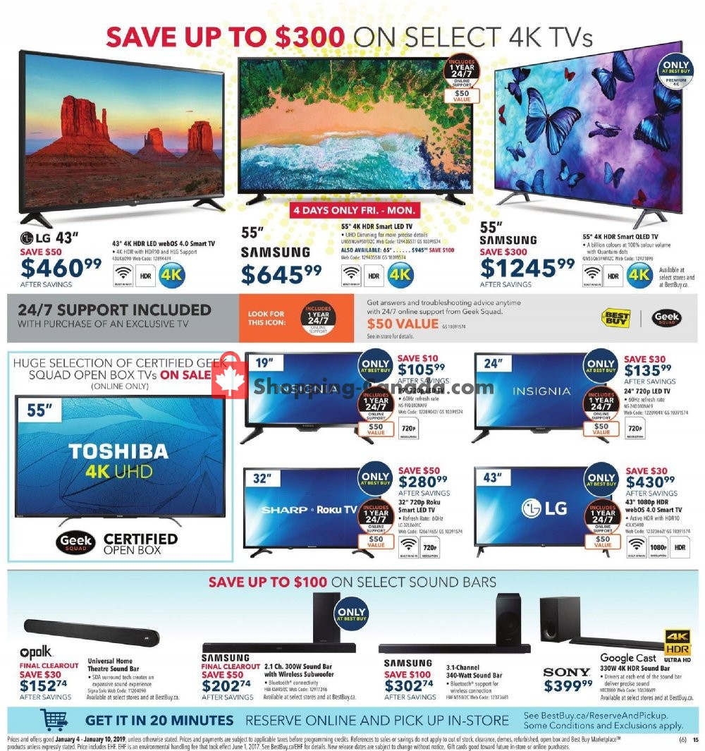 Best Buy flyer from Friday January 4, 2019 to Thursday January 10, 2019 - page 12