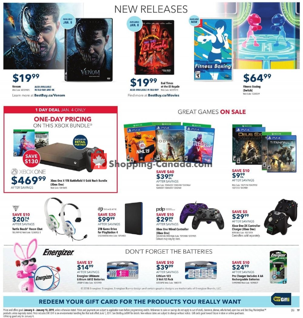 Best Buy flyer from Friday January 4, 2019 to Thursday January 10, 2019 - page 14