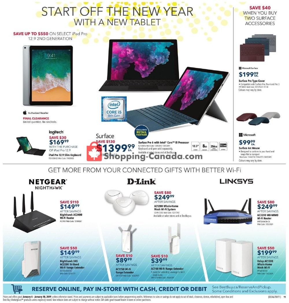 Best Buy flyer from Friday January 4, 2019 to Thursday January 10, 2019 - page 7