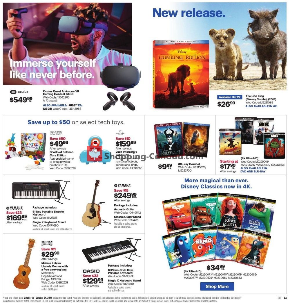 Best Buy flyer from Friday October 18, 2019 to Thursday October 24, 2019 - page 10
