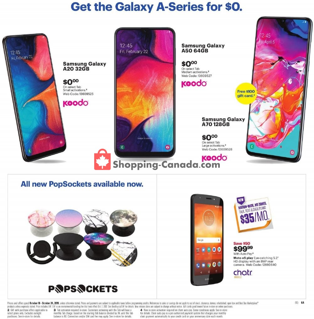Best Buy flyer from Friday October 18, 2019 to Thursday October 24, 2019 - page 12