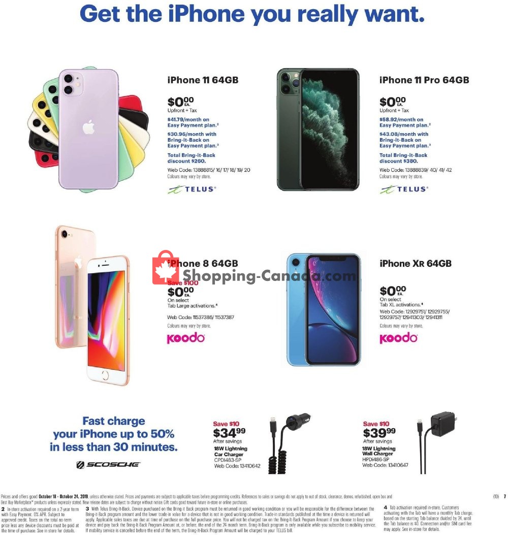 Best Buy flyer from Friday October 18, 2019 to Thursday October 24, 2019 - page 13