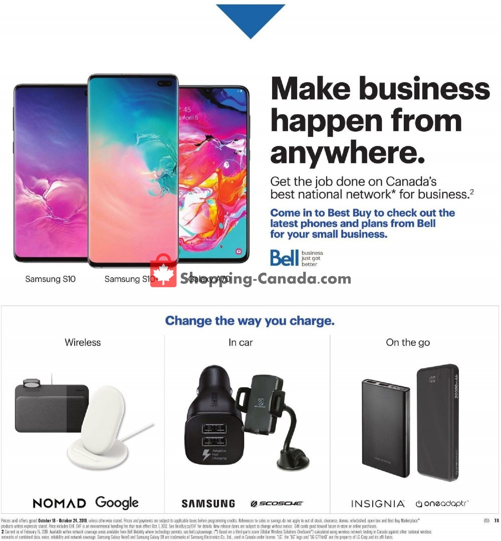 Best Buy flyer from Friday October 18, 2019 to Thursday October 24, 2019 - page 14