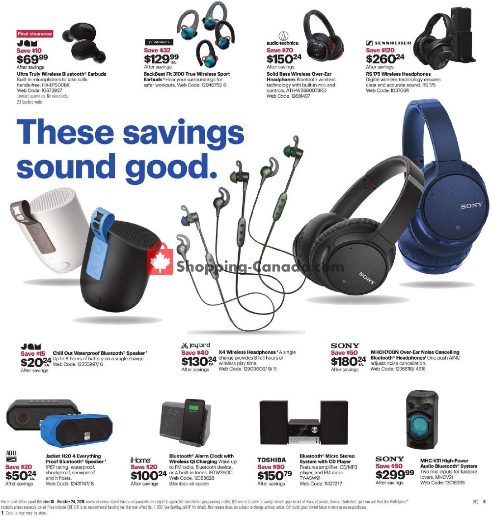Best Buy flyer from Friday October 18, 2019 to Thursday October 24, 2019 - page 15