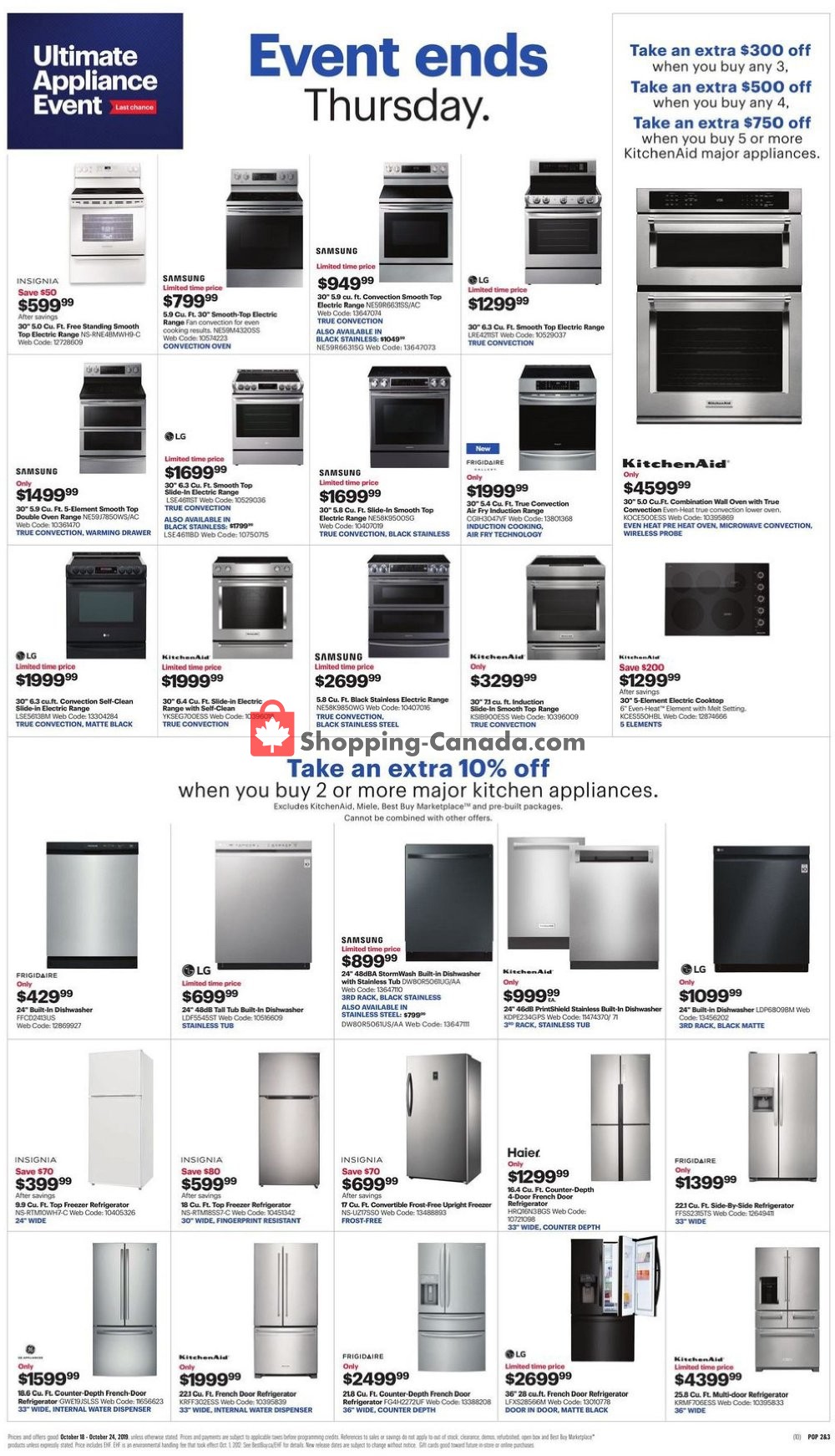 Best Buy flyer from Friday October 18, 2019 to Thursday October 24, 2019 - page 18