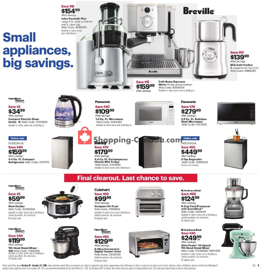 Best Buy flyer from Friday October 18, 2019 to Thursday October 24, 2019 - page 19