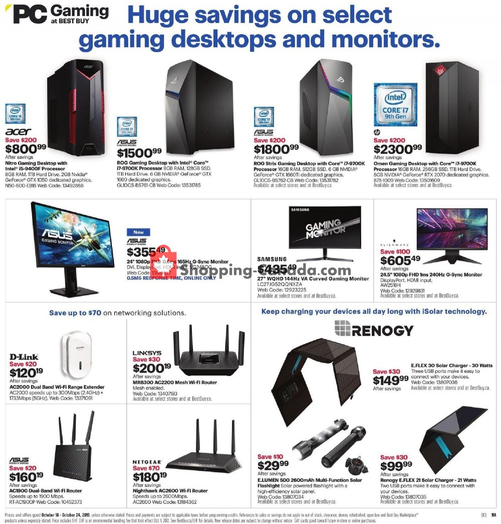Best Buy flyer from Friday October 18, 2019 to Thursday October 24, 2019 - page 23