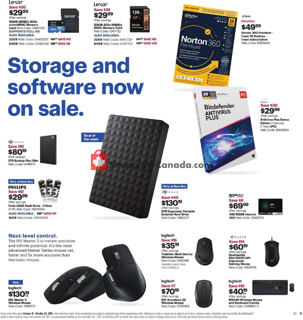 Best Buy flyer from Friday October 18, 2019 to Thursday October 24, 2019 - page 30