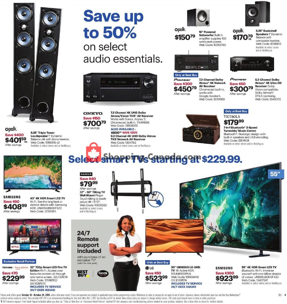 Best Buy flyer from Friday October 18, 2019 to Thursday October 24, 2019 - page 8