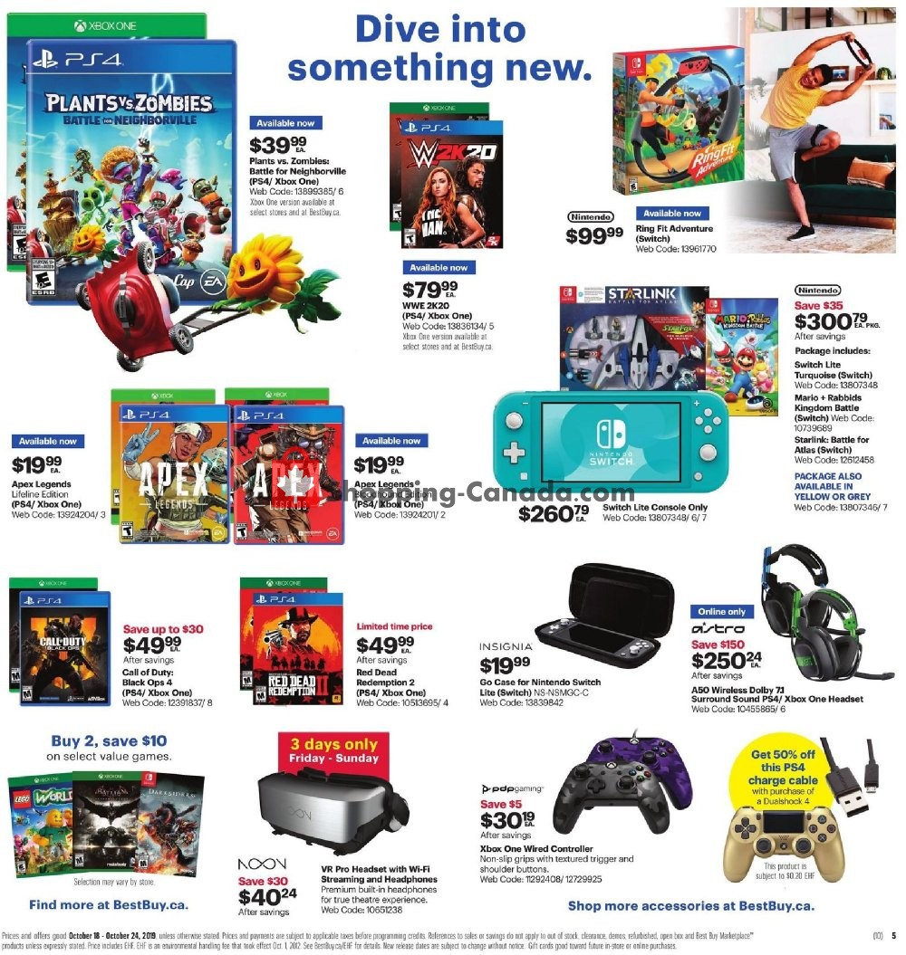 Best Buy flyer from Friday October 18, 2019 to Thursday October 24, 2019 - page 9