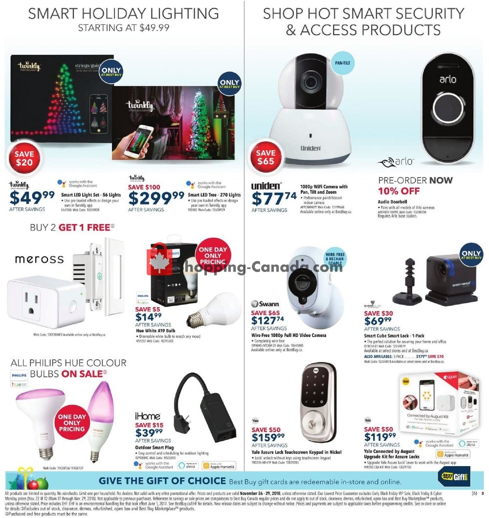 Best Buy flyer from Monday November 26, 2018 to Thursday November 29, 2018 - page 3