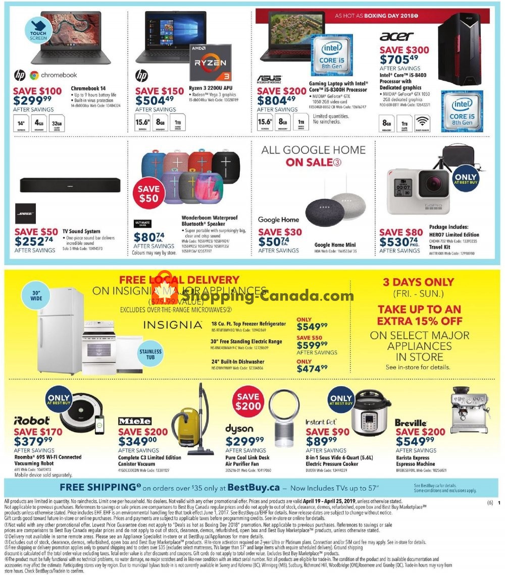 Best Buy flyer from Friday April 19, 2019 to Thursday April 25, 2019 - page 3