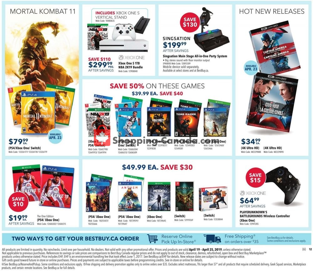 Best Buy flyer from Friday April 19, 2019 to Thursday April 25, 2019 - page 35