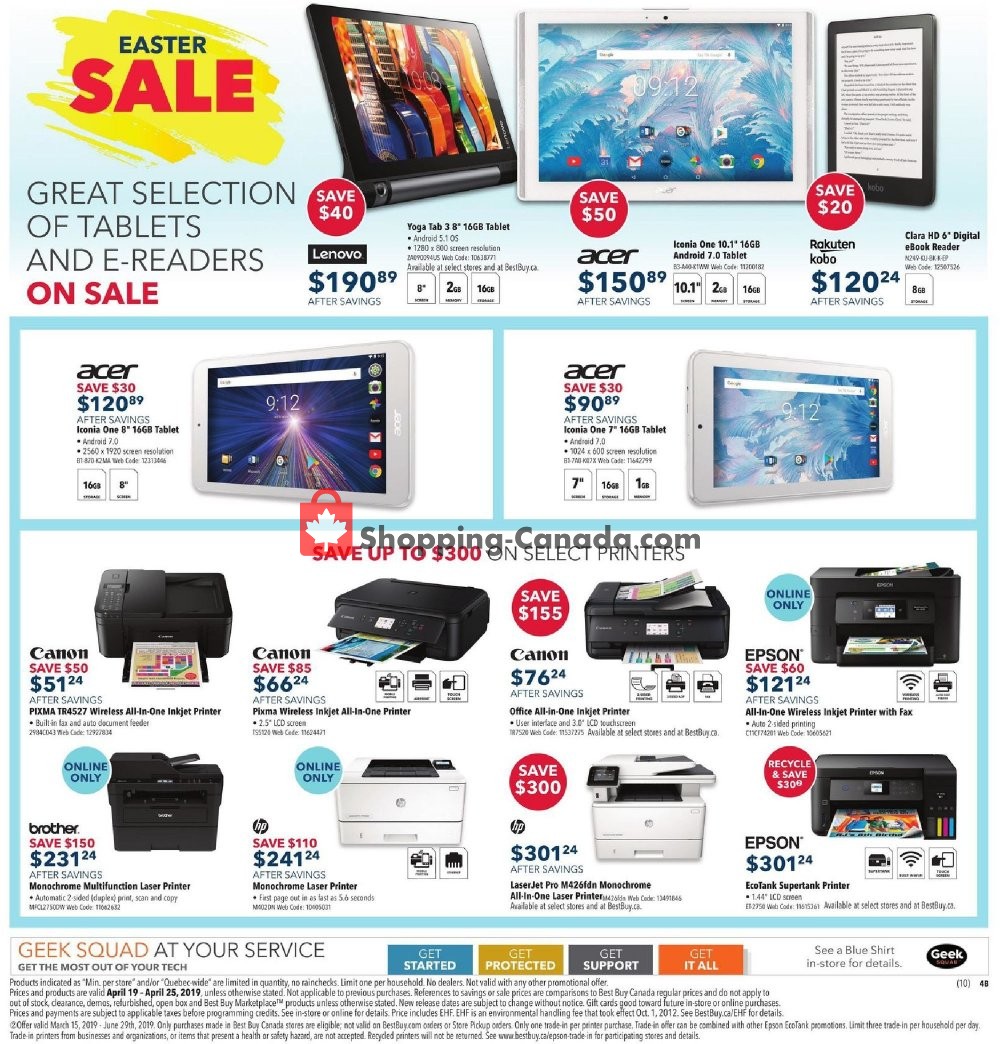 Best Buy flyer from Friday April 19, 2019 to Thursday April 25, 2019 - page 13