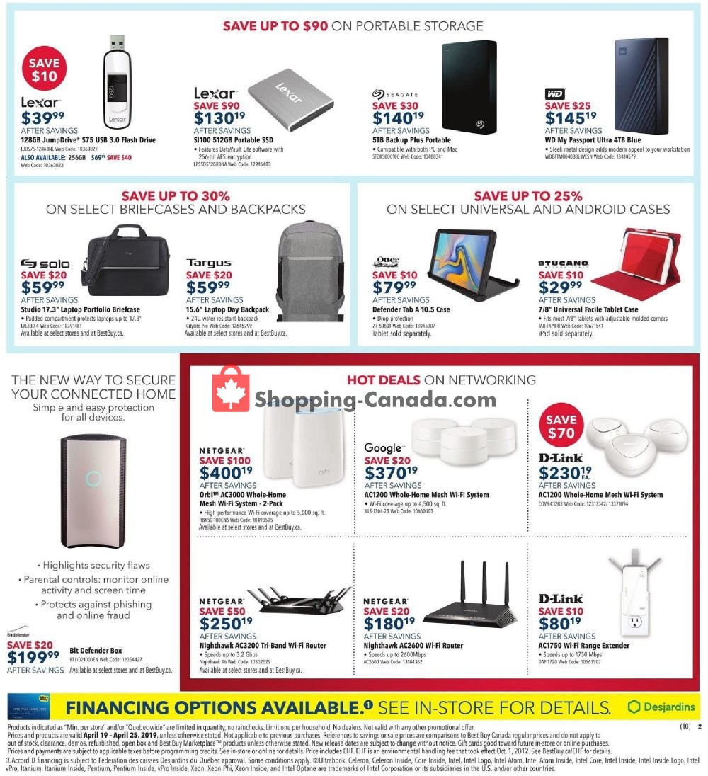 Best Buy flyer from Friday April 19, 2019 to Thursday April 25, 2019 - page 14