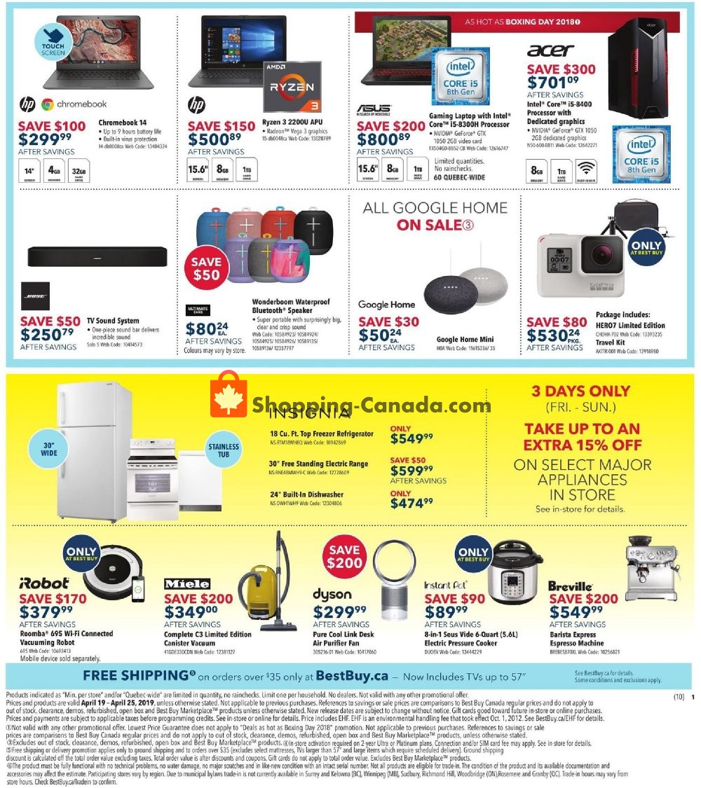 Best Buy flyer from Friday April 19, 2019 to Thursday April 25, 2019 - page 3