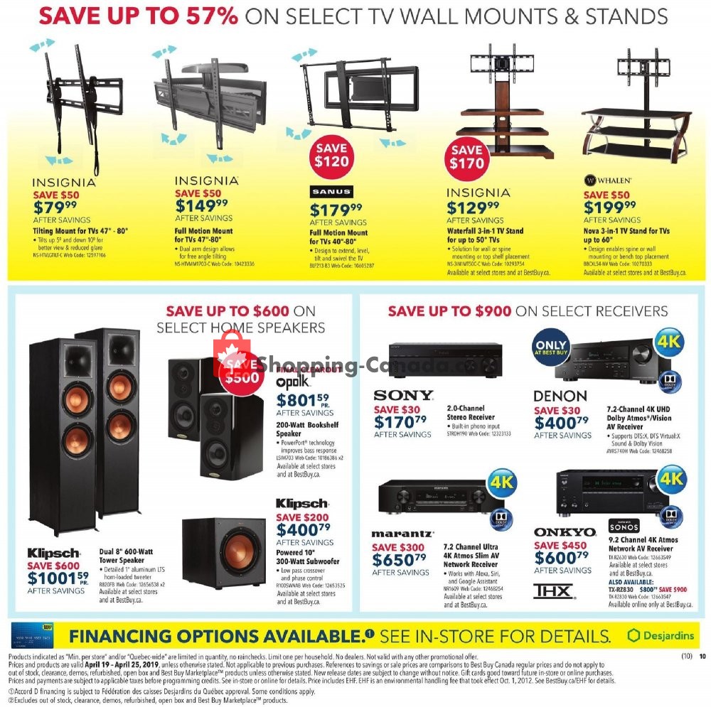 Best Buy flyer from Friday April 19, 2019 to Thursday April 25, 2019 - page 34