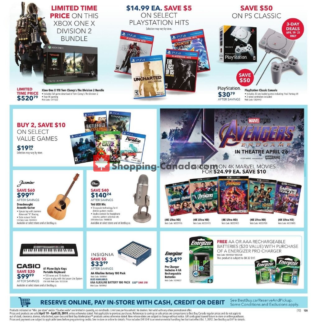 Best Buy flyer from Friday April 19, 2019 to Thursday April 25, 2019 - page 36