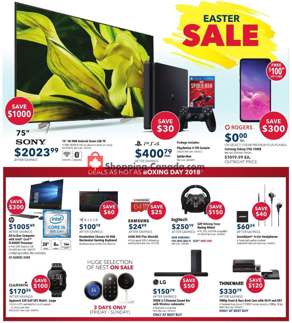 Best Buy flyer from Friday April 19, 2019 to Thursday April 25, 2019 - page 4