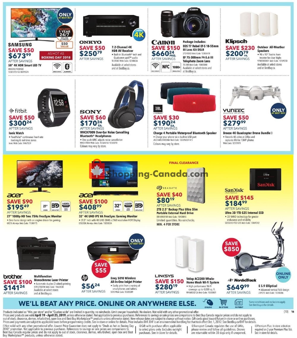 Best Buy flyer from Friday April 19, 2019 to Thursday April 25, 2019 - page 5