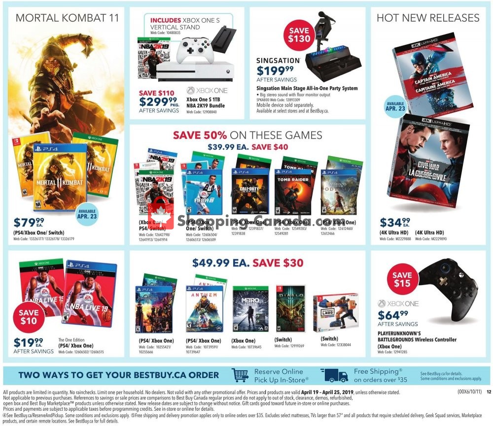 Best Buy flyer from Friday April 19, 2019 to Thursday April 25, 2019 - page 35