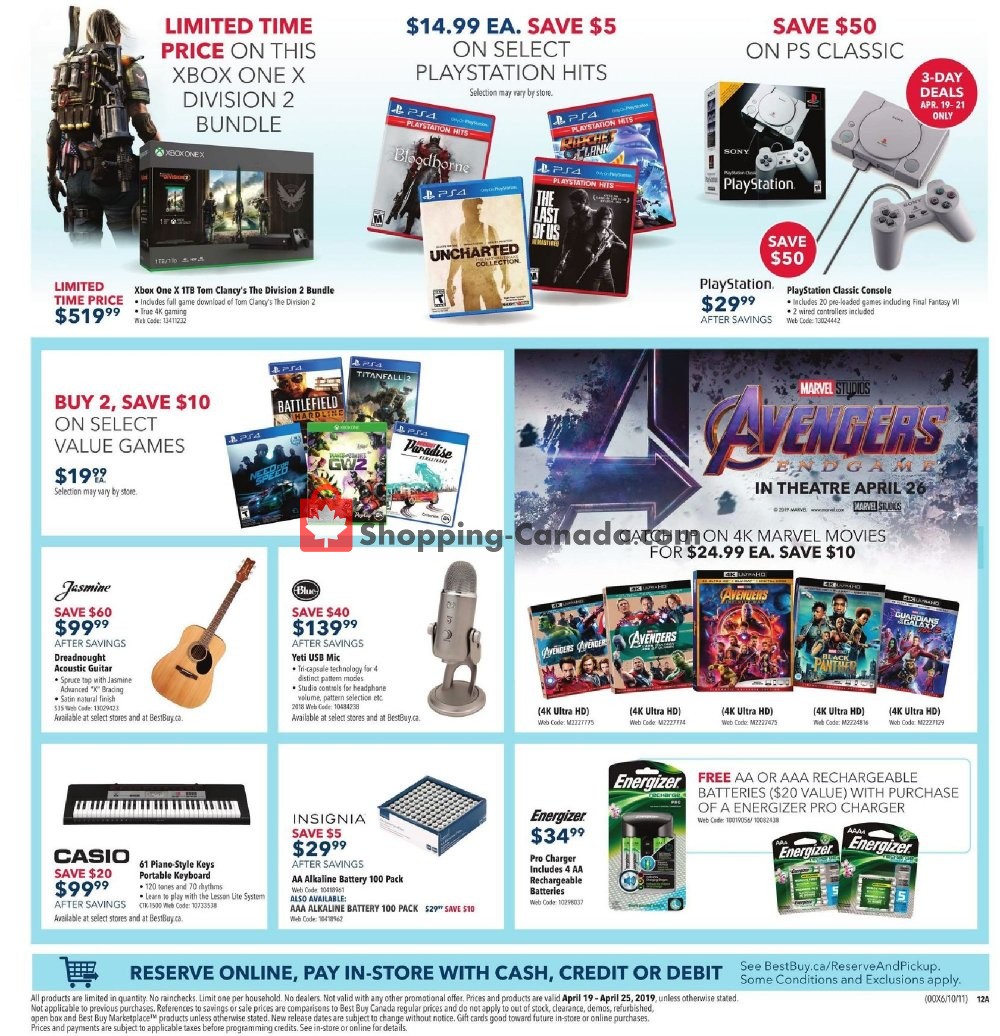 Best Buy flyer from Friday April 19, 2019 to Thursday April 25, 2019 - page 36