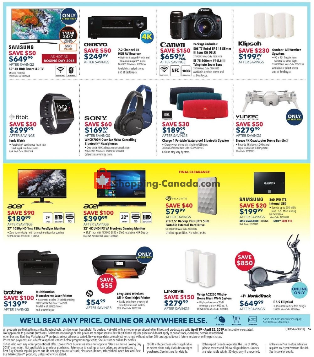 Best Buy flyer from Friday April 19, 2019 to Thursday April 25, 2019 - page 5