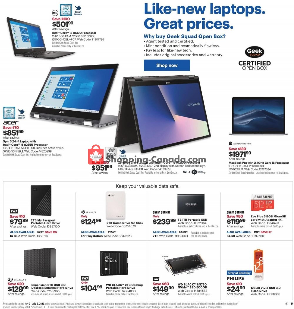 Best Buy flyer from Friday July 3, 2020 to Thursday July 9, 2020 - page 20