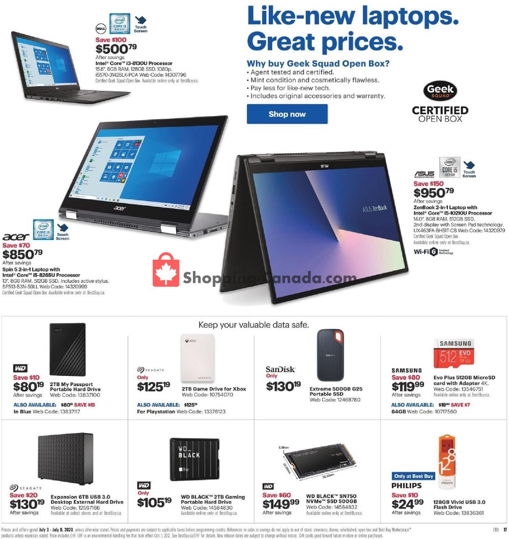 Best Buy flyer from Friday July 3, 2020 to Thursday July 9, 2020 - page 20